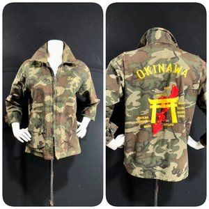 Vintage Okinawa Camo Jacket / cotton "TIM"